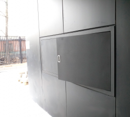 Люк утепленный для фасада