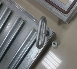 Люк технический напольный алюминиевый 