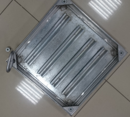Люк технический напольный алюминиевый 