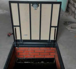 Люк в подвал усиленный стальной 