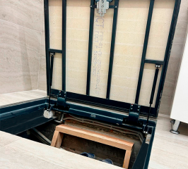 Люк в подвал усиленный стальной 