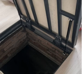 Люк в подвал усиленный стальной 