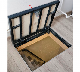 Люк в подвал усиленный стальной 