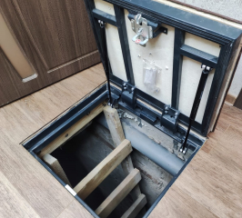 Люк в подвал усиленный стальной 