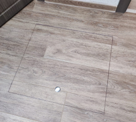 Люк в подвал усиленный стальной 