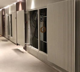 Сдвижной люк-дверь под плитку 