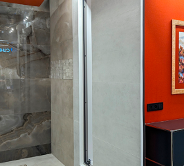 Сдвижной люк-дверь под плитку 