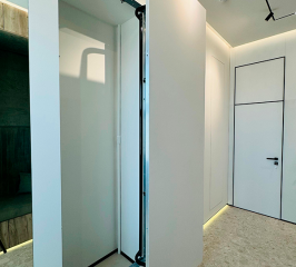 Сдвижной люк-дверь под плитку 